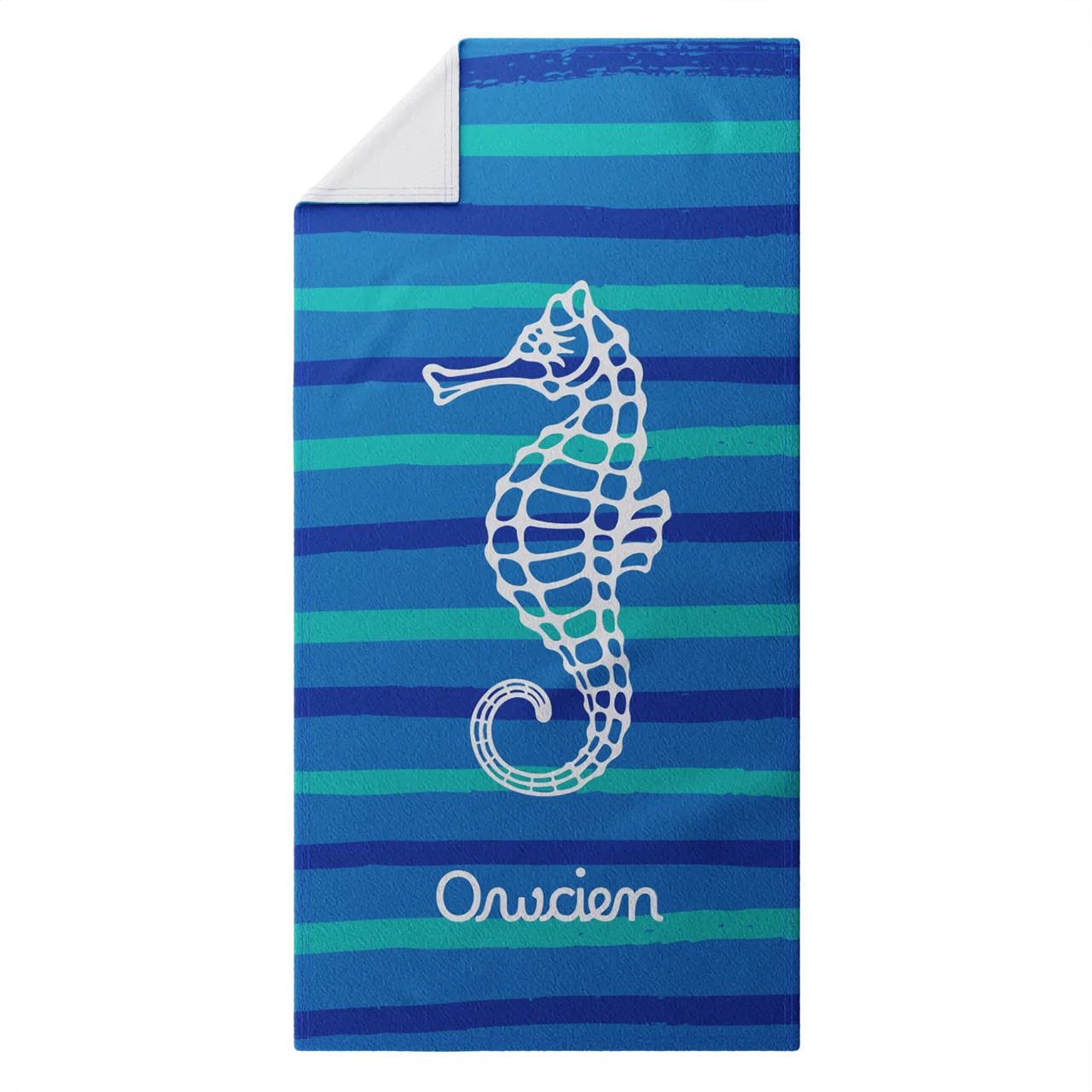 Silk Velour Custom Beach Towel 30" x 60"